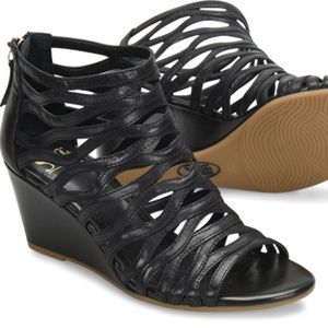Sofft Francesca Wedge Sandal - 7M - New in Box